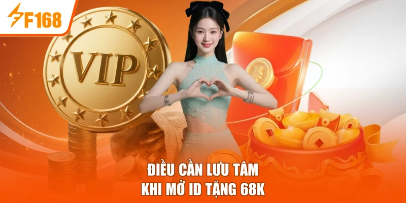 Điều cần lưu tâm khi mở ID tặng 68K